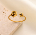 Vintage Rose Open Ring