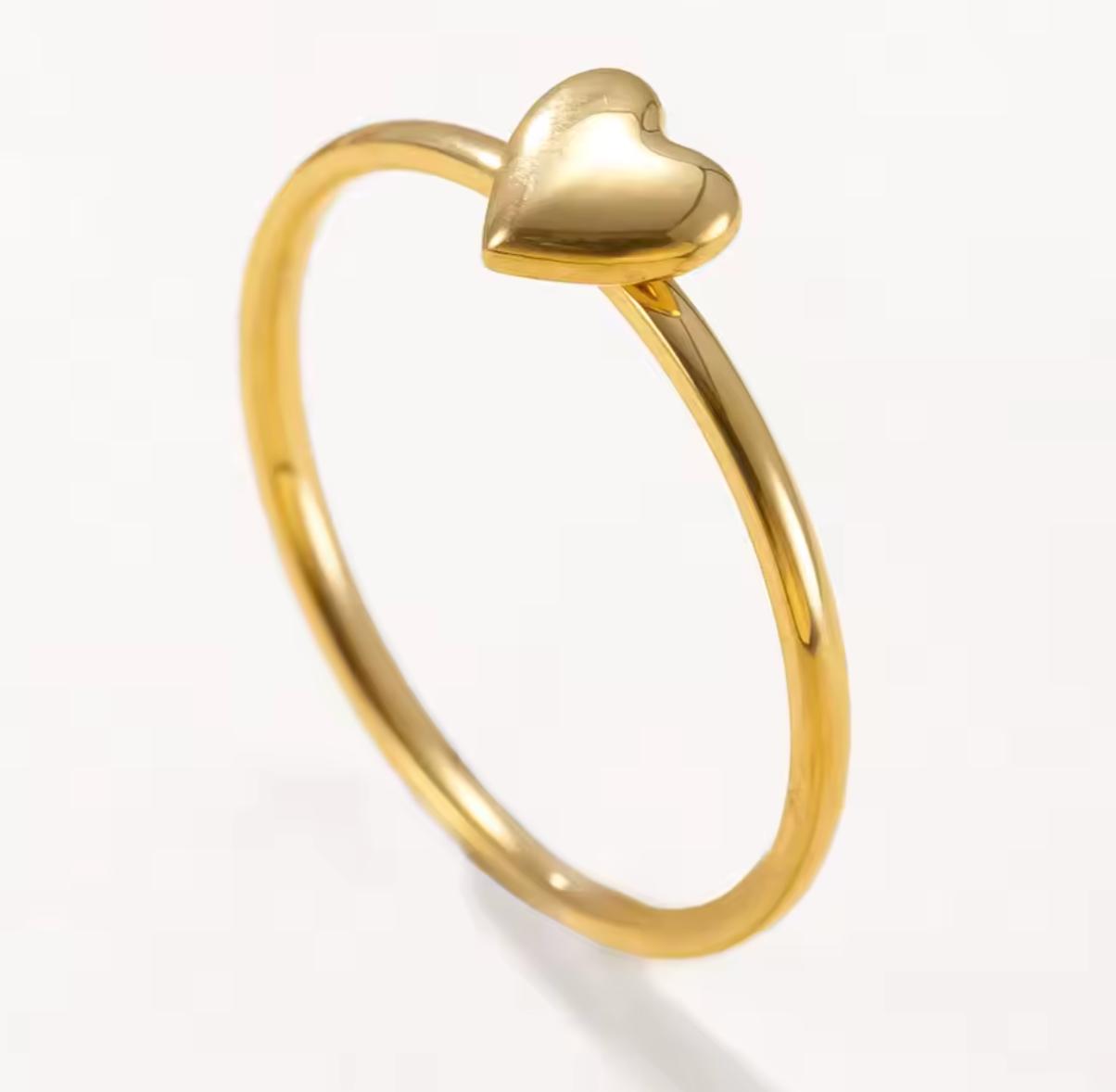 Minimalist Mini Heart Ring