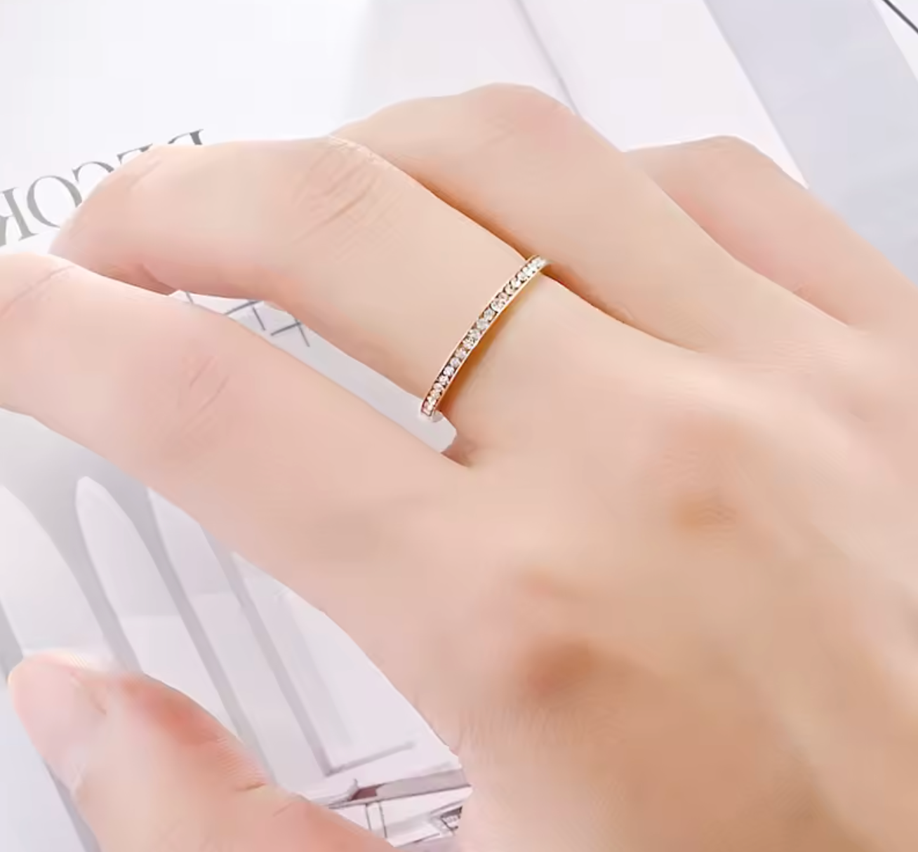 Delicate Sparkle with Modern Elegance